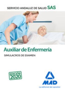 portada Auxiliar de Enfermería del Servicio Andaluz de Salud. Simulacros de Examen