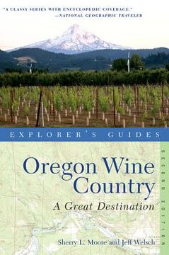 portada explorer's guide oregon wine country: a great destination (en Inglés)