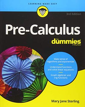 portada Pre-Calculus for Dummies (in English)