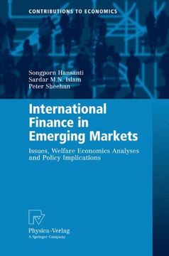 portada international finance in emerging markets: issues, welfare economics analyses and policy implications (en Inglés)