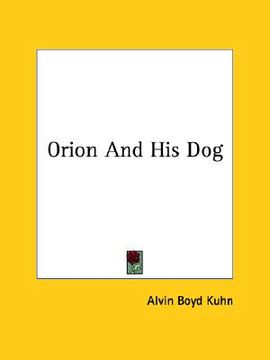 portada orion and his dog (en Inglés)