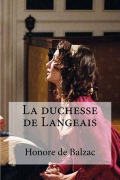portada La duchesse de Langeais (in French)