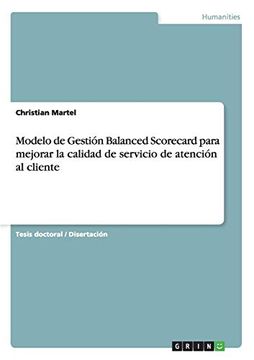 portada Modelo de Gestión Balanced Scorecard Para Mejorar la Calidad de Servicio de Atención al Cliente