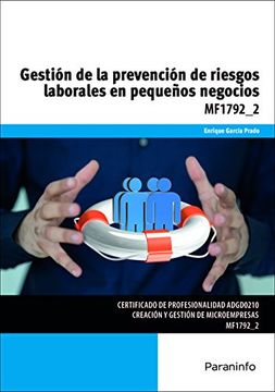 portada Gestión de la Prevención de Riesgos Laborales en Pequeños Negocios (cp - Certificado Profesionalidad) (in Spanish)
