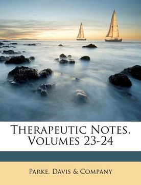portada therapeutic notes, volumes 23-24 (in English)