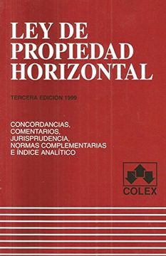 portada Ley de Propiedad Horizontal (3ª Ed. )