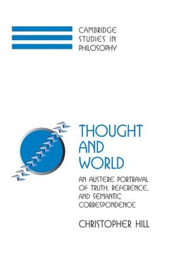 portada Thought and World Paperback: An Austere Portrayal of Truth, Reference, and Semantic Correspondence (Cambridge Studies in Philosophy) 