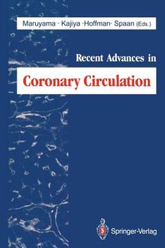 portada Recent Advances in Coronary Circulation (en Inglés)