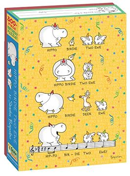 portada Hippo Birdie two Ewe: 300-Piece Birthday Puzzle! (Boynton for Puzzlers) (en Inglés)
