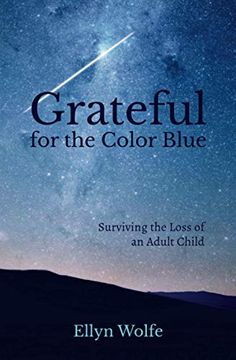 portada Grateful for the Color Blue: Surviving the Loss of an Adult Child (en Inglés)