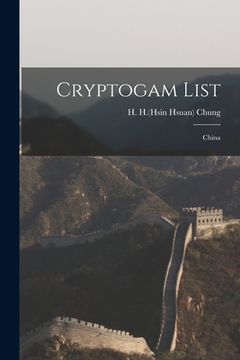 portada Cryptogam List: China (en Inglés)