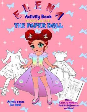portada Elena the Paper Doll: Activity Book for girls ages 4-8 (en Inglés)