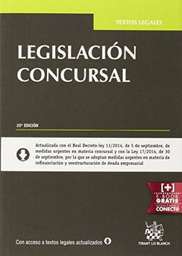 portada Legislación Concursal 20ª Edición 2014 (Textos Legales)