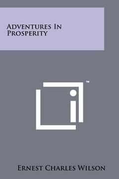 portada adventures in prosperity (en Inglés)