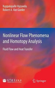 portada nonlinear flow phenomena and homotopy analysis: fluid flow and heat transfer (en Inglés)