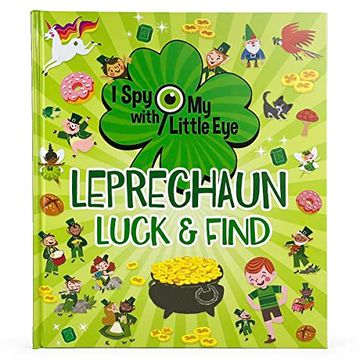 portada Leprechaun Luck & Find - i spy With my Little eye Kids Search, Find, and Seek Activity Book, Ages 4-8 (en Inglés)