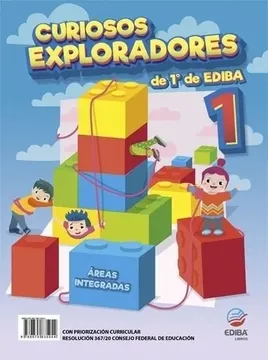 portada Curiosos Exploradores de 1 Ediba [Incluye Cuaderno de Actividades] (in Spanish)