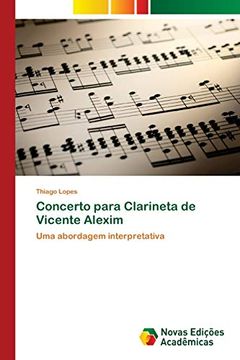 portada Concerto Para Clarineta de Vicente Alexim