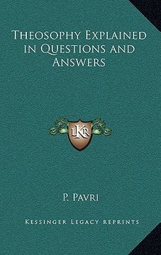 portada theosophy explained in questions and answers