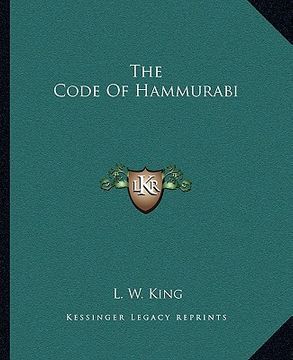 portada the code of hammurabi (in English)