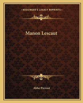 portada Manon Lescaut (en Francés)