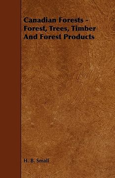 portada canadian forests - forest, trees, timber and forest products