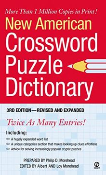 portada New American Crossword Puzzle Dictionary (en Inglés)