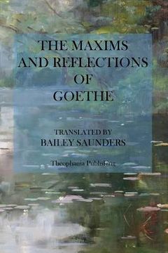 portada The Maxims and Reflections of Goethe (en Inglés)