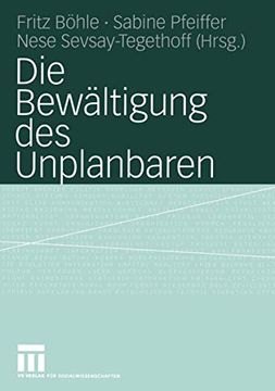 portada Die Bewältigung des Unplanbaren (en Alemán)