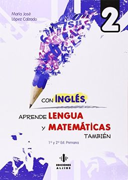 portada Con Ingles Aprende Lengua y Matematicas 2 (in Spanish)