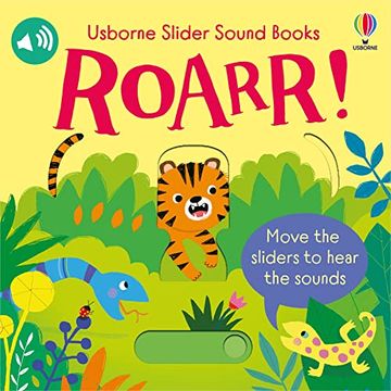 portada Slide and Listen Roar! (Slider Sound Books)