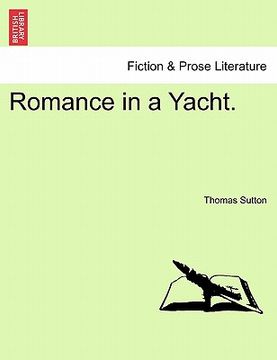 portada romance in a yacht. (en Inglés)