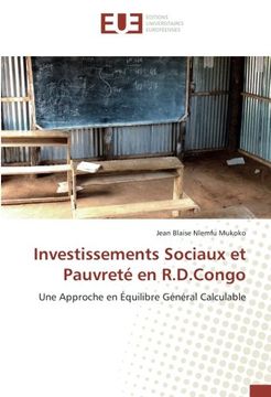 portada Investissements Sociaux et Pauvreté en R.D.Congo (OMN.UNIV.EUROP.)