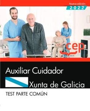 portada Auxiliar Cuidador. Xunta de Galicia. Test Parte Común