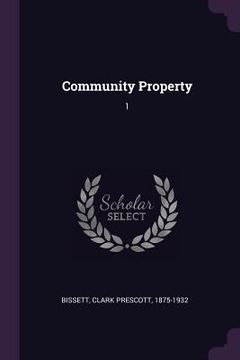 portada Community Property: 1 (en Inglés)