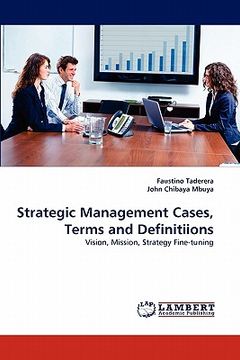 portada strategic management cases, terms and definitiions (en Inglés)
