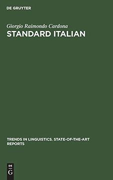 portada Standard Italian (Trends in Linguistics. State-Of-The-Art Reports) (en Inglés)
