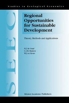 portada regional opportunities for sustainable development: theory, methods, and applications (en Inglés)