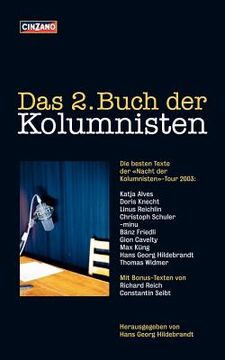 portada Das 2. Buch der Kolumnisten: Die besten Texte der Cinzano: Nacht der Kolumnisten on Tour 2003 (en Alemán)