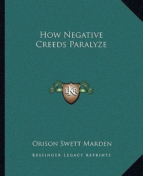 portada how negative creeds paralyze (in English)