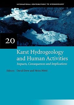 portada karst hydrogeology and human activities: impacts, consequences and implications: iah international contributions to hydrogeology 20 (en Inglés)