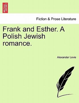 portada frank and esther. a polish jewish romance. (en Inglés)