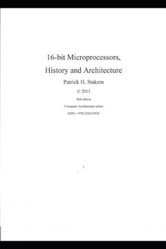 portada 16 bit Microprocessors, History and Architecture (en Inglés)