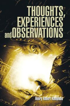 portada Thoughts, Experiences and Observations (en Inglés)