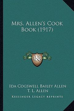 portada mrs. allen's cook book (1917)