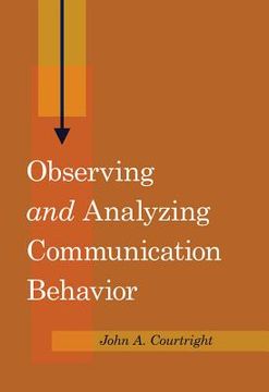 portada Observing «And» Analyzing Communication Behavior (en Inglés)