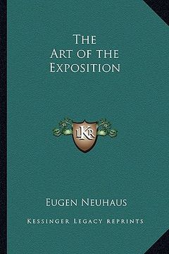 portada the art of the exposition (in English)
