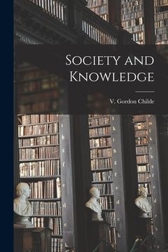 portada Society and Knowledge (en Inglés)