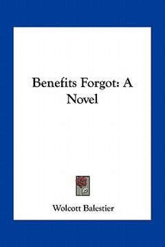 portada benefits forgot (en Inglés)