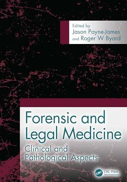 portada Forensic and Legal Medicine: Clinical and Pathological Aspects (en Inglés)
